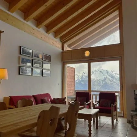 Stunning With Mountain View Lejlighed Veysonnaz
